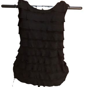 AB Studio Pretty Ruffles Blouse